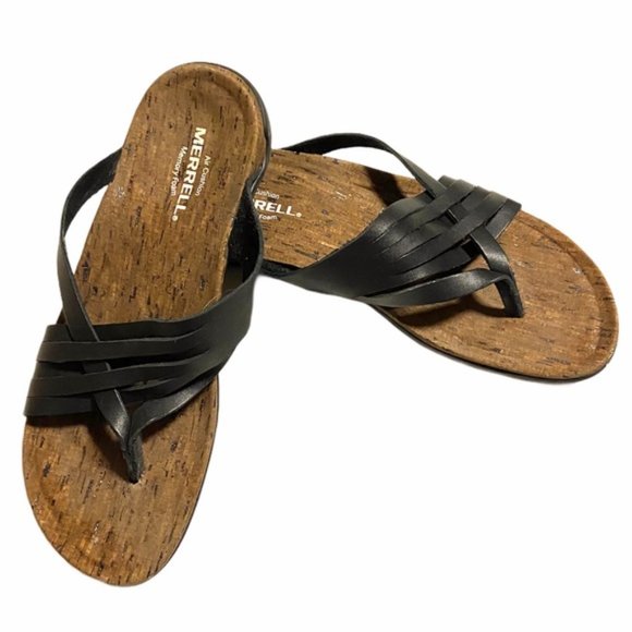 Merrell Shoes - Merrell District Mahana Flip Flops woven leather